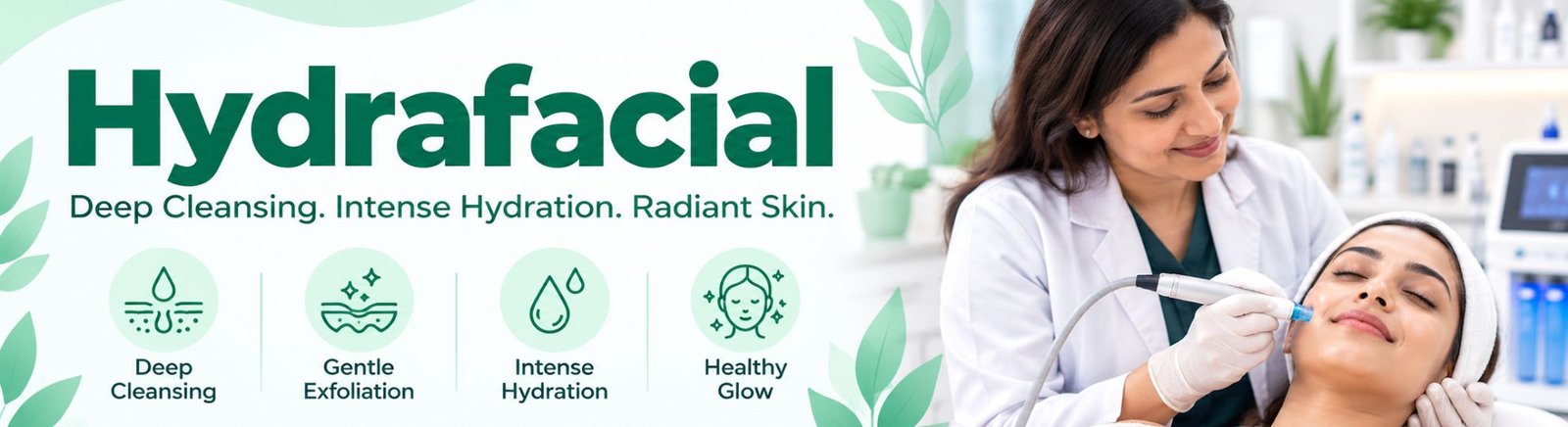 hydrafacial banner